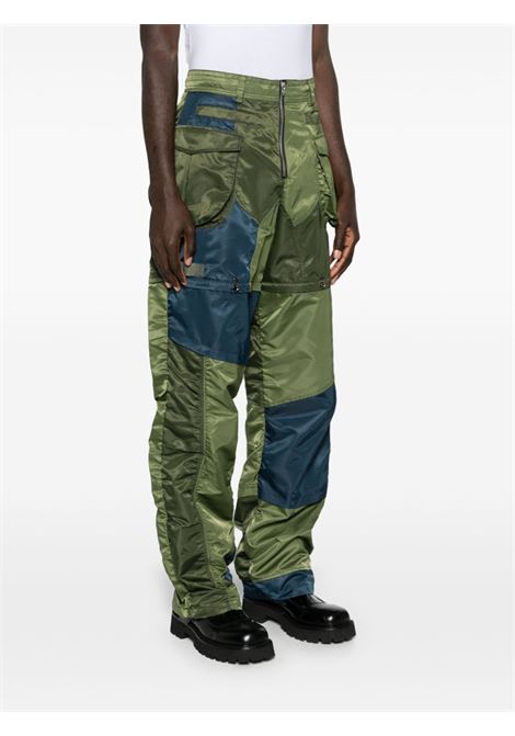 Pantaloni cargo 2-in-1 in verde - unisex ANDERSSON BELL | APA728MLKHK